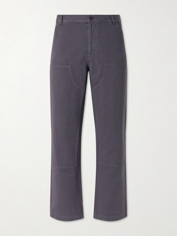 Straight-Leg Cotton and Linen-Blend Trousers Straight-Leg Cotton and Linen-Blend Trousers