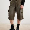 Straight-Leg Cotton-Poplin Cargo Shorts - FR