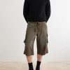 Straight-Leg Cotton-Poplin Cargo Shorts - OU