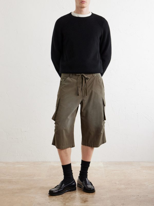Straight-Leg Cotton-Poplin Cargo Shorts - OU