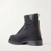 Marathons Leather and Jersey Boots - BK