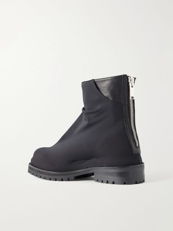 Marathons Leather and Jersey Boots - BK