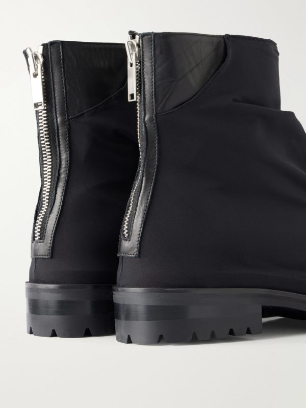 Marathons Leather and Jersey Boots - CU
