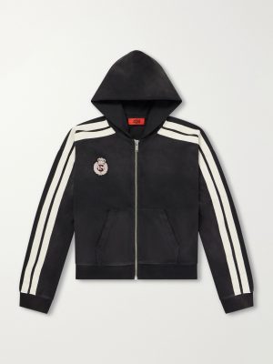 Academy Logo-Appliquéd Cotton-Jersey Zip-Up Hoodie Academy Logo-Appliquéd Cotton-Jersey Zip-Up Hoodie