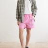 Straight-Leg Logo-Print Striped Cotton-Jersey Drawstring Shorts - OU Straight-Leg Logo-Print Striped Cotton-Jersey Drawstring Shorts - OU