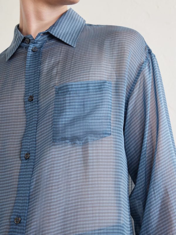 Printed Silk-Chiffon Shirt - CU Printed Silk-Chiffon Shirt - CU