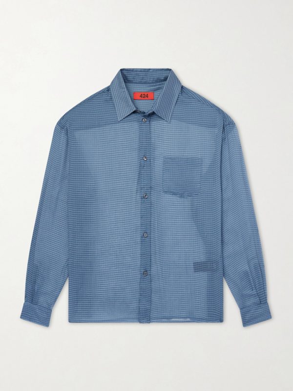 Printed Silk-Chiffon Shirt Printed Silk-Chiffon Shirt
