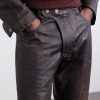 Moto Straight-Leg Leather Trousers - E1 Moto Straight-Leg Leather Trousers - E1