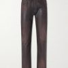 Moto Straight-Leg Leather Trousers Moto Straight-Leg Leather Trousers