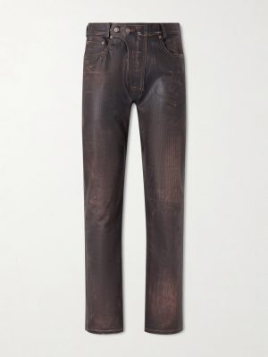 Moto Straight-Leg Leather Trousers Moto Straight-Leg Leather Trousers