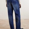 Straight-Leg Double-Knee Jeans - BK Straight-Leg Double-Knee Jeans - BK
