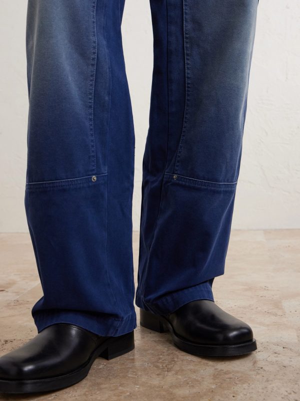Straight-Leg Double-Knee Jeans - CU Straight-Leg Double-Knee Jeans - CU