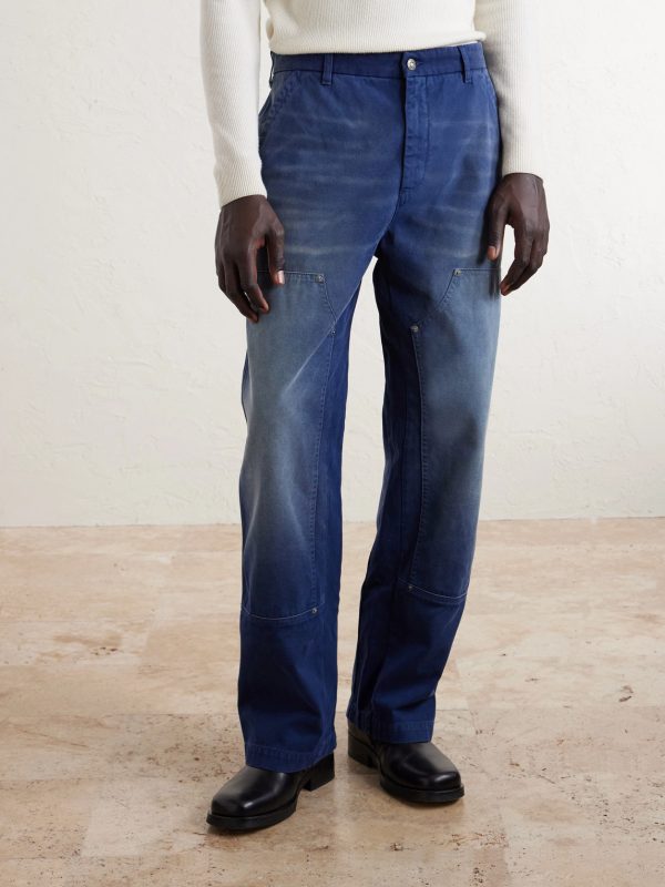 Straight-Leg Double-Knee Jeans - FR Straight-Leg Double-Knee Jeans - FR
