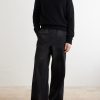 Straight-Leg Distressed Striped Cotton-Jersey Sweatpants - OU
