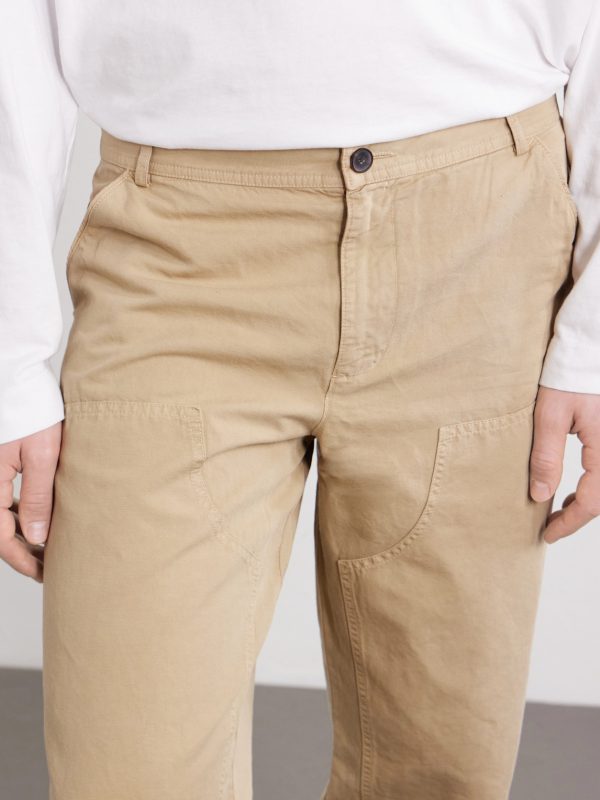 Straight-Leg Cotton and Linen-Blend Trousers - CU Straight-Leg Cotton and Linen-Blend Trousers - CU