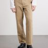 Straight-Leg Cotton and Linen-Blend Trousers - FR Straight-Leg Cotton and Linen-Blend Trousers - FR