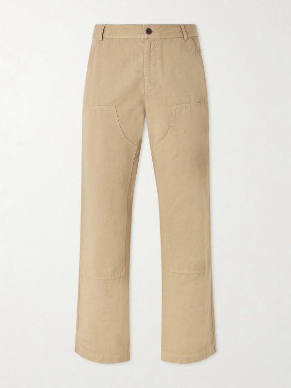 Straight-Leg Cotton and Linen-Blend Trousers Straight-Leg Cotton and Linen-Blend Trousers