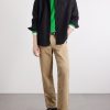 Straight-Leg Cotton and Linen-Blend Trousers - OU Straight-Leg Cotton and Linen-Blend Trousers - OU