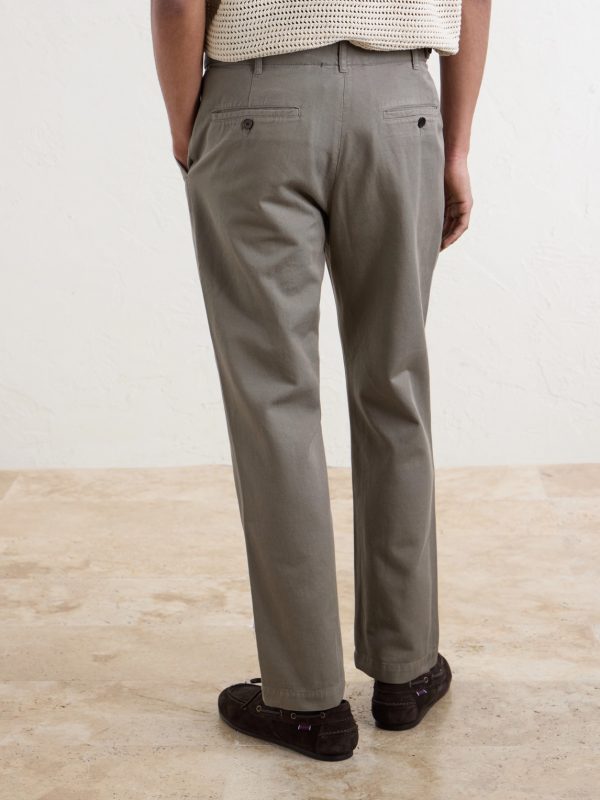 Daniel Tapered Pleated Cotton-Canvas Trousers - BK Daniel Tapered Pleated Cotton-Canvas Trousers - BK