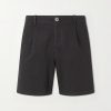 Wide-Leg Pleated Cotton-Canvas Shorts Wide-Leg Pleated Cotton-Canvas Shorts