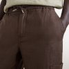 James Tapered Linen Drawstring Cargo Trousers - CU James Tapered Linen Drawstring Cargo Trousers - CU