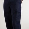 James Tapered Linen Drawstring Cargo Trousers - CU James Tapered Linen Drawstring Cargo Trousers - CU