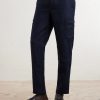 James Tapered Linen Drawstring Cargo Trousers - FR James Tapered Linen Drawstring Cargo Trousers - FR