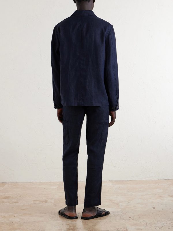 Linen Overshirt - BK Linen Overshirt - BK