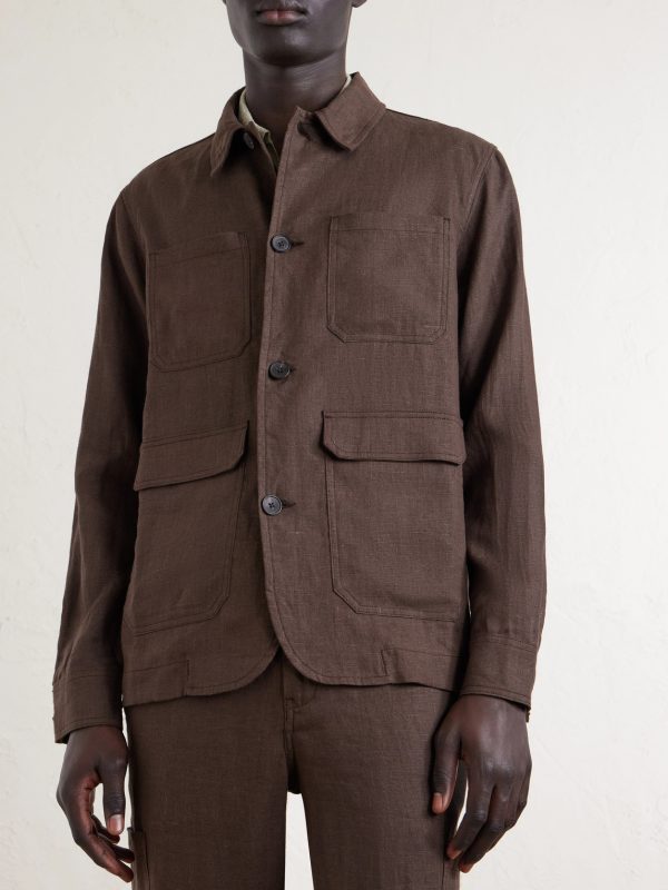 Linen Overshirt - FR Linen Overshirt - FR