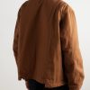 + Carhartt WIP Cotton Corduroy-Trimmed Panelled Cotton-Canvas Jacket - BK + Carhartt WIP Cotton Corduroy-Trimmed Panelled Cotton-Canvas Jacket - BK