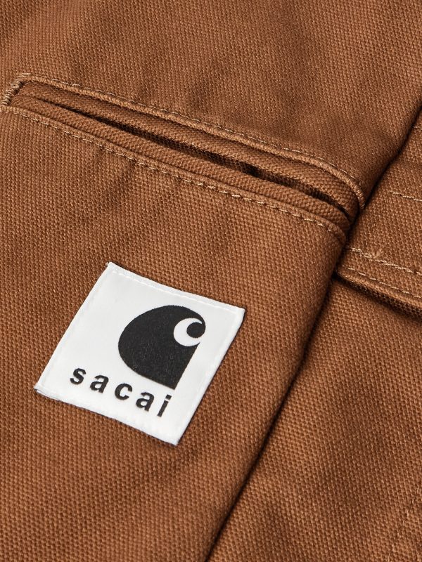 + Carhartt WIP Cotton Corduroy-Trimmed Panelled Cotton-Canvas Jacket - E1 + Carhartt WIP Cotton Corduroy-Trimmed Panelled Cotton-Canvas Jacket - E1