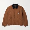 + Carhartt WIP Cotton Corduroy-Trimmed Panelled Cotton-Canvas Jacket + Carhartt WIP Cotton Corduroy-Trimmed Panelled Cotton-Canvas Jacket