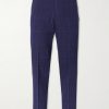 Slim-Fit Tapered Checked Wool-Blend Suit Trousers Slim-Fit Tapered Checked Wool-Blend Suit Trousers