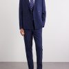 Slim-Fit Tapered Checked Wool-Blend Suit Trousers - OU Slim-Fit Tapered Checked Wool-Blend Suit Trousers - OU