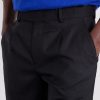 Wide-Leg Pleated Wool Shorts - CU