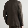 Striped Linen Suit Jacket - BK