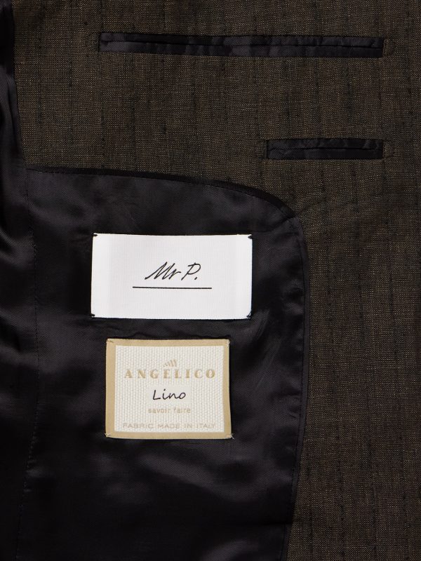 Striped Linen Suit Jacket - E2