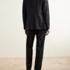 Mike Straight-Leg Grain de Poudre Wool Suit Trousers - BK Mike Straight-Leg Grain de Poudre Wool Suit Trousers - BK