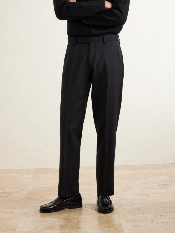 Mike Straight-Leg Grain de Poudre Wool Suit Trousers - FR Mike Straight-Leg Grain de Poudre Wool Suit Trousers - FR