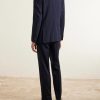 Checked Wool-Blend Suit Jacket - BK
