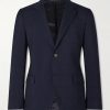 Checked Wool-Blend Suit Jacket