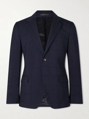 Checked Wool-Blend Suit Jacket Checked Wool-Blend Suit Jacket