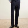 Straight-Leg Checked Wool-Blend Suit Trousers - FR