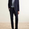 Straight-Leg Checked Wool-Blend Suit Trousers - OU