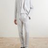 Linen Delave Check Slim Suit Trousers - OU