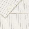 Pinstriped Linen Suit Jacket - E1 Pinstriped Linen Suit Jacket - E1
