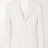 Pinstriped Linen Suit Jacket Pinstriped Linen Suit Jacket