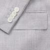 Wool and Linen-Blend Suit Jacket - E1 Wool and Linen-Blend Suit Jacket - E1
