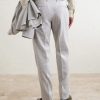 Straight-Leg Linen and Wool-Blend Suit Trousers - BK Straight-Leg Linen and Wool-Blend Suit Trousers - BK