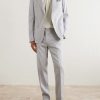 Straight-Leg Linen and Wool-Blend Suit Trousers - OU Straight-Leg Linen and Wool-Blend Suit Trousers - OU